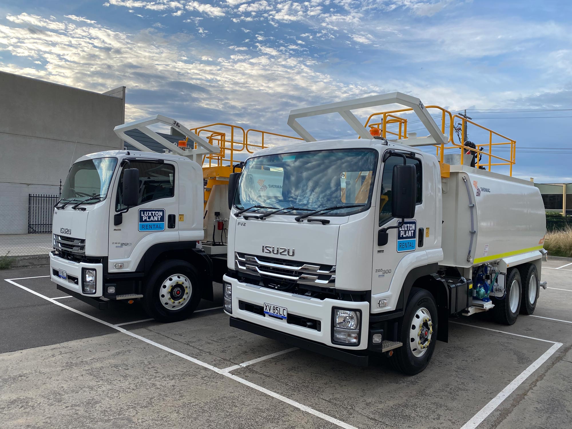 Two New Water Trucks Luxton Plant Earthmoving Rental
