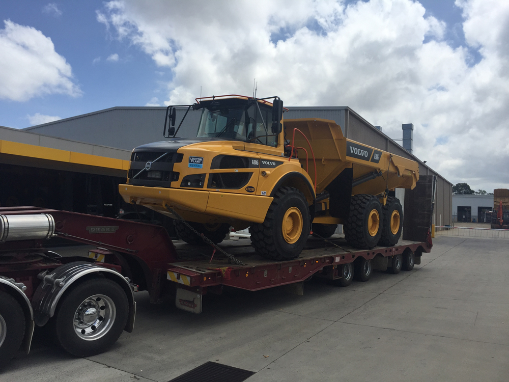 More new Volvo A30G’s 30 ton articulated Dump Trucks Luxton Plant